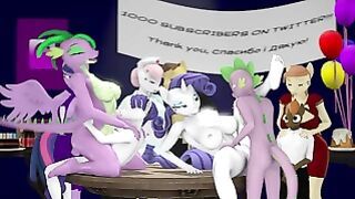 Celebrate A Thousand Followers [sfm/mlp]{gorilka}