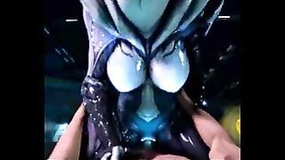 3d Alien Vagina Riding Human Dick
