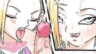 Android 18 Blowing Goten Cock + Receive Fucked At Kamehasutra (dragonball)