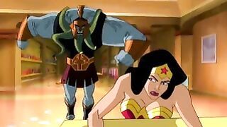 Wonder Woman Face Kick
