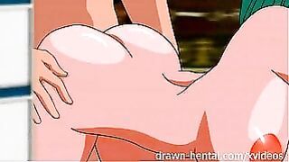 One Piece Anime Porn – Nami Extended Bath Scene