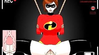 Elastigirl – Extra Hero Chick Bondage Penis Riding
