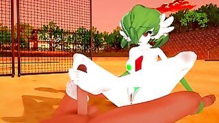 (3d Hentai)(pokemon) Gardevoir Footjob