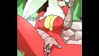 Pokemon Blaziken Plays With Her Vagina
