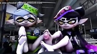 Splatoon Footjob