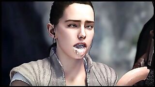 Rey Sucking + Fucking &lpar;star Wars Sfm&rpar;