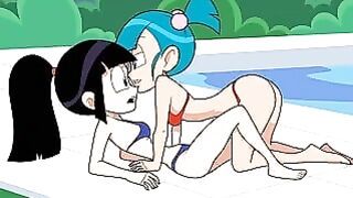 Lesbians Bulma + Chichi – Dragonball