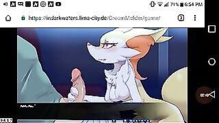 Braixen Sucks His Master