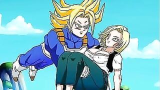 Dragon Ball Z Rescuing Android 18