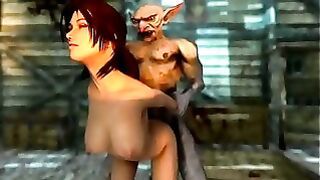 Lara Croft & Goblin
