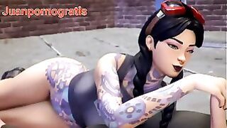 Jules plays with a dick in Fortnite
