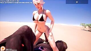 3d Hentai Animation – Beach Day Part 1