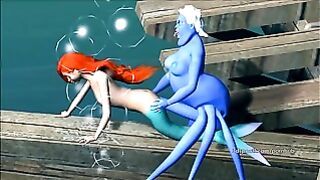 Insane Short Mermaid Gets Fucked Senseless Part 2