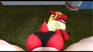 Blaziken Compliation Yiff Videogame 3d