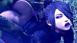 Lulu from Final Fantasy Fucked in the Woods