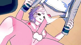 My Hero Academia – Futa Mina X Invisible Girl 3d Hentai