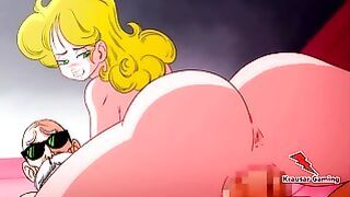 Dbz Launch X Master Roshi Sex Scene (kame Paradise)
