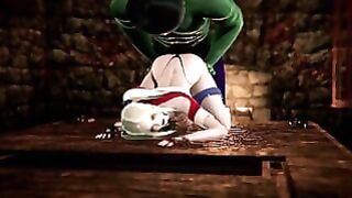 Hulk Hardcore Fucks Harley Quinn