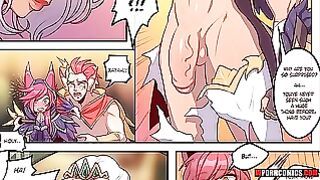 Porn Comic the Show Stopper. League of Legends.