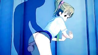 Mikazuki Kiryuu – Bathroom Quickie – Kisses X Step Sister – 3d Hentai
