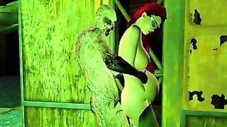 I Got Gravid from a Monster. Zombie Fucks a Girl Tough | 3d Monster Porno