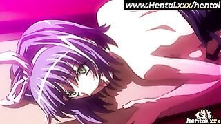Sexy Hentai Teen in School Uniform Fucking for Cream Pie