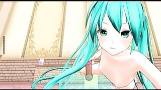 Real Pov Miku Gives You a Cock Massage! Anime