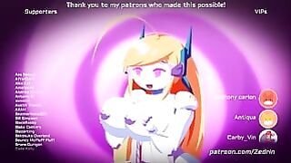 Curly Bace: Hacked 2 – Robot Girl Hentai