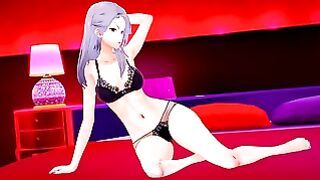 Persona 5: Sae Niijima Tough Sex in a Dormitory Place (3d Hentai)