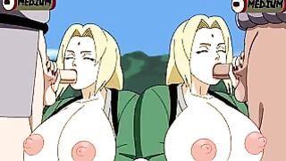 Tsunade Saves Village With a Blowjob