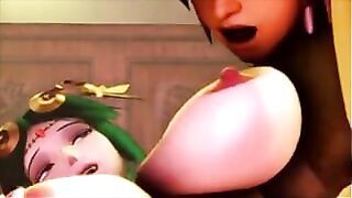 Palutena Vs Link SFM 318