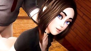 3D Standing Doggy Style With Samsung Sam – Those Eyes!