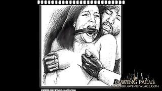 Drawingpalace Astounding Realistic Anime Drawings of Bdsm and Kink Porn
