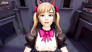 Pigtails D.Va POV Sex