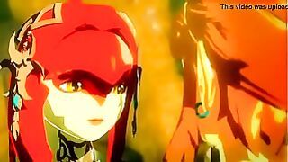 Mipha and Link Botw