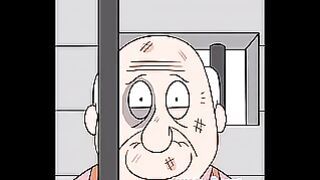 Cartoon Police Officers Pussyfucking Male Machine