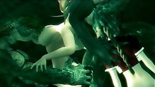 Tifa and Aerith Manipulated By Monsters More on