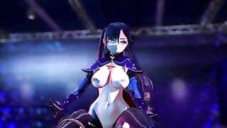 Busty Ruby Rose dancing in strip club will make you totally horny