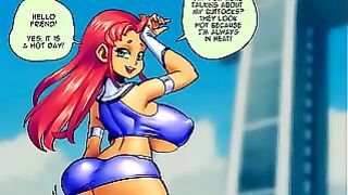 Slutty Starfire Fuck Pussy Teen-titans