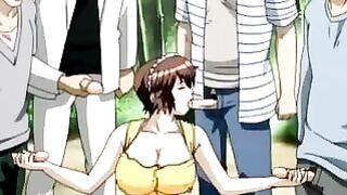Gangbang and Bukkake With the Maiden – Uncensored Hentai
