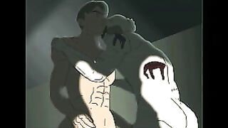 Man fucked by a big dicked zombie