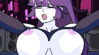 Friday Night Funkin Animation Lila Mature & Demon Lemon Having Rough Sex at Stage