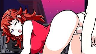 Redhead slut needs a huge dick in her tight pussy to be fully satisfied