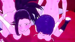 Boku No Hero Hentai Compilation Uraraka Momo Tsuyu Jiro