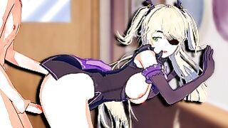 Genshin Impact Fischl Ahegao Face While Wild Fucking