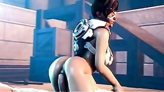 Overwatch Tracer Porn Vaginal Blowjob