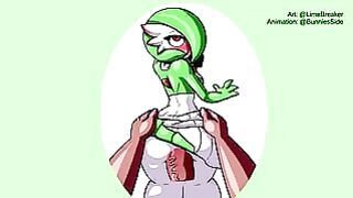 Cute Pokemon Gardevoir gets fucked from behind by her trainer
