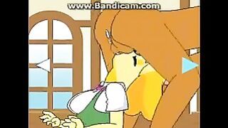 Isabelle Sucking the Mayor Sync-suck Cover
