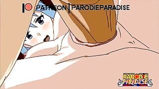 Horny Aqua from Kono Suba does anything to satisfy her horny pussy