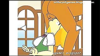 Furry Blowjob and Swallow Compilation